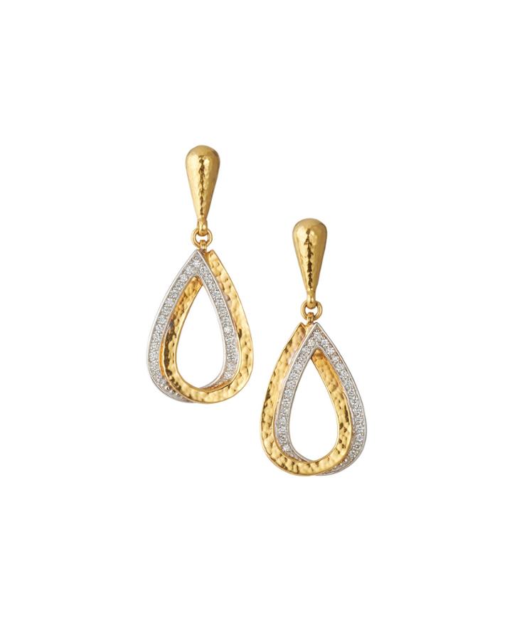 Duet Diamond Pave Earrings