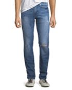 Men's L'homme Slim Ripped-knee Jeans