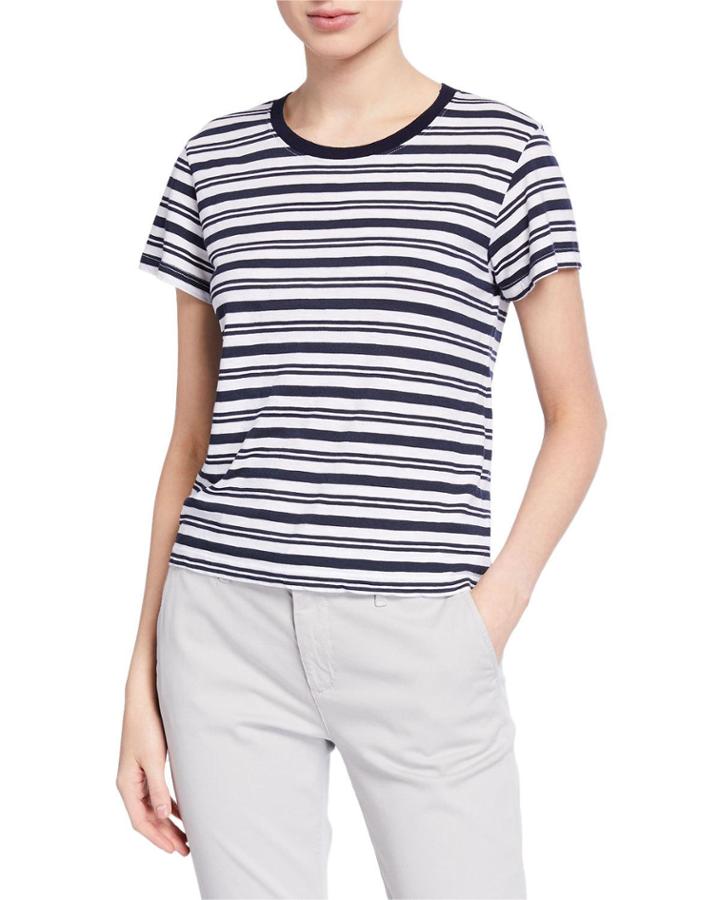 Mia Striped Short-sleeve Tee