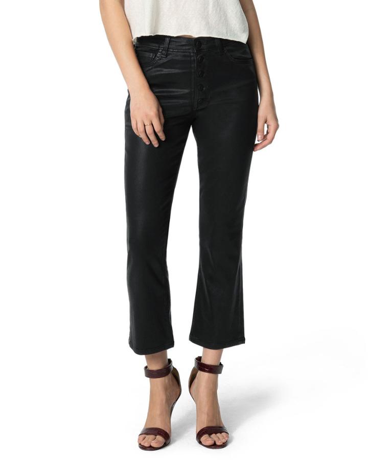 The Callie Button Fly Boot-cut Jeans