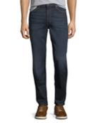 Men's Folsom Dark-wash Straight-leg Jeans, Clinton