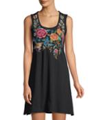 Lucia Embroidered Tank Dress