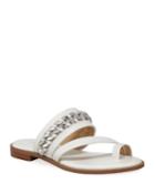 Bergen Flat Leather Chain