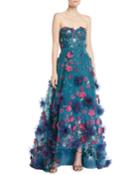 Strapless Ball Gown W/