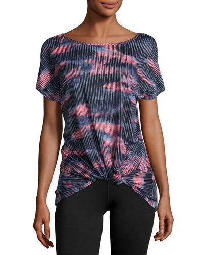 Slimming Knot Performance Tee