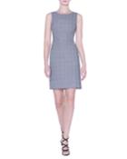 Glen-check A-line Dress