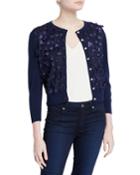 3d Flower Applique Cardigan