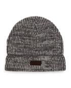 True Religion Knit Watch Cap Beanie, Factory Gray/white, Men's, Factory Gr