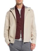 Men's Hooded Cashmere Jacket