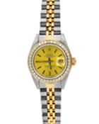 Pre-owned 26mm Oyster Perpetual Datejust Watch In Two-tone And Gold