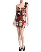 Katalina Ruffle One-shoulder Mini Cocktail Dress