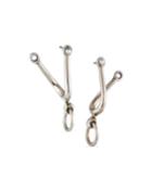 Estate Stirrup Crystal Earrings