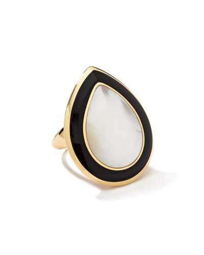 18k Teardrop Rock Candy Ring In Jazz