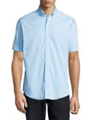 Dot-print Woven Short-sleeve