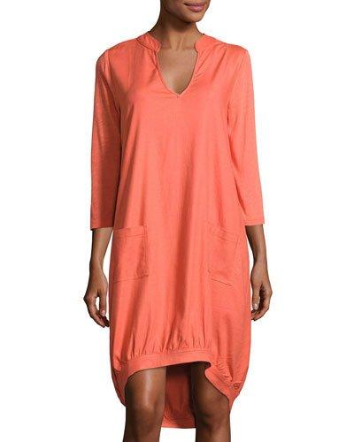 Edmunda Linen-blend Dress