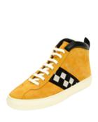 Men's Vita Retro High-top Sneakers, Yellow