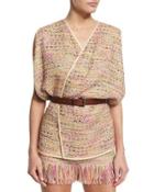 Novata Dolman-sleeve Jute Vest,