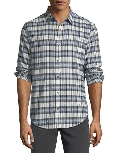 Herringbone-plaid Brushed Flannel