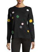 Multicolor Pullover Polka Dot
