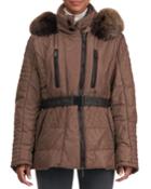Apres-ski Fox Fur Hooded Jacket