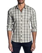 Men's Semi-fitted Plaid Button-down