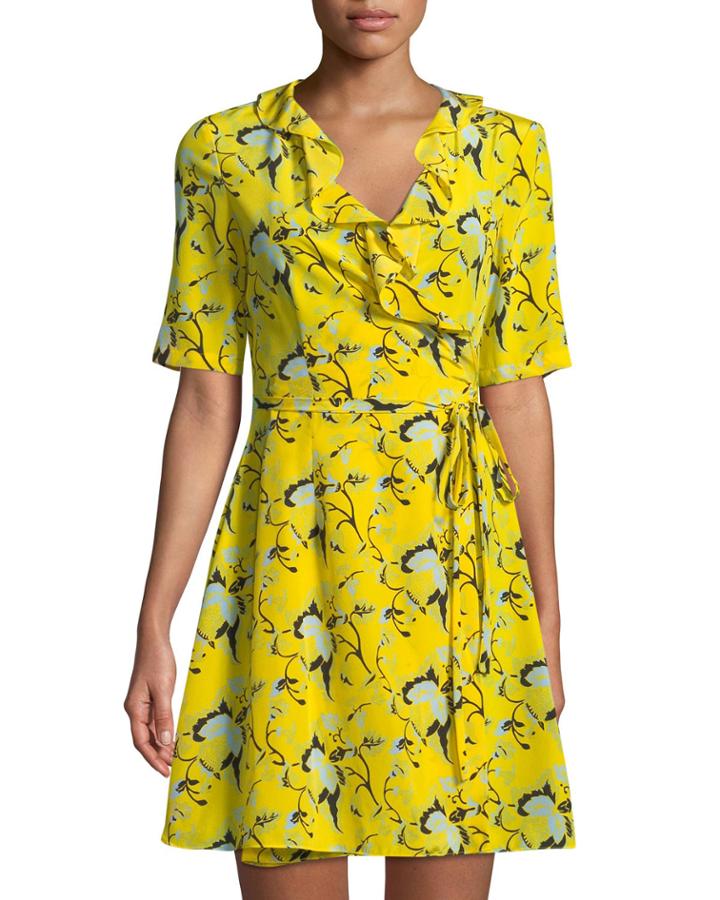 Savilla Floral Wrap-dress