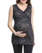 Maternity Grace Wrap-neck Sleeveless
