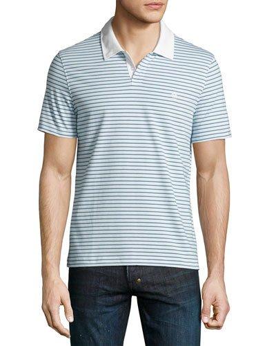 Striped Knit Polo