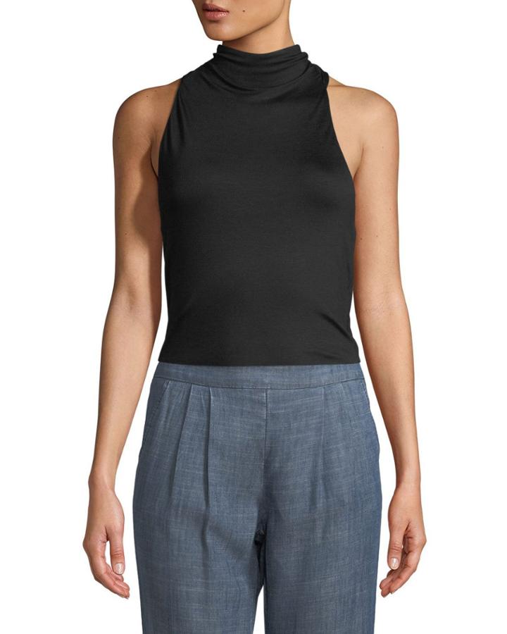 Cellia Mock-neck Halter Top