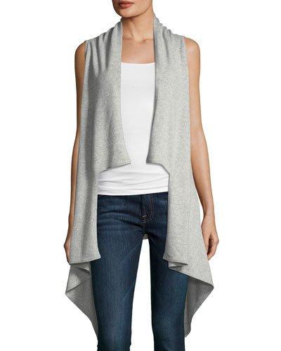 Cashmere Draped Sleeveless Vest