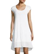 High-low Jersey Dress
