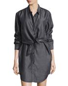 Great Button-front Shirtdress,