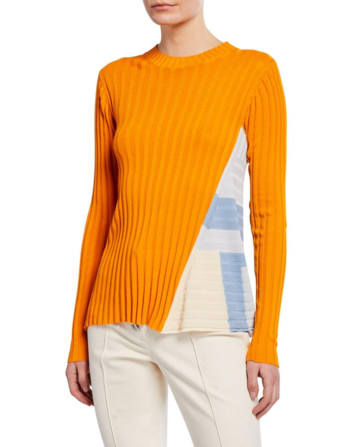 Godet-panel Ribbed