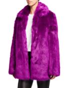Kate Oversized Faux-fur Coat