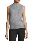 Sleeveless Wool-blend