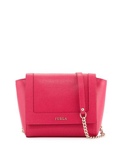 Ginevra Mini Flap Leather Crossbody Bag
