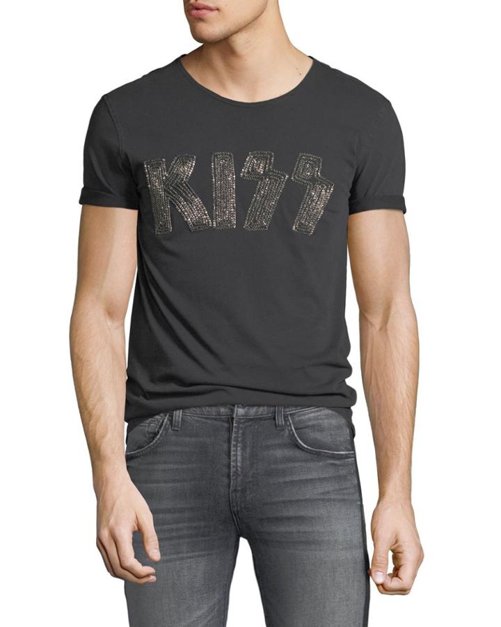 Men's Kiss Logo Band T-shirt