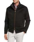 Westport Wool-cashmere Jacket, Black