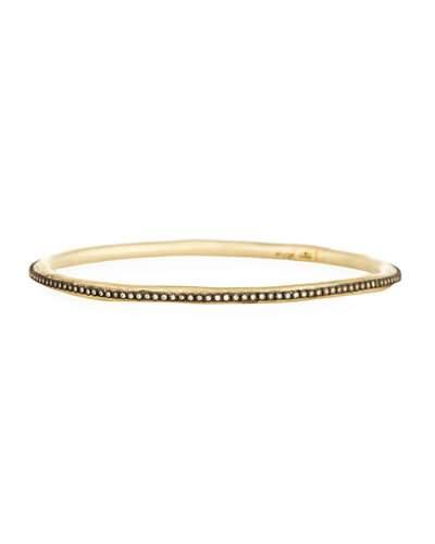 Old World Midnight Slim Electroform Diamond Eternity Bangle