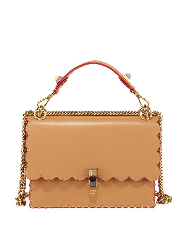 Kan I Regular Leather Scalloped