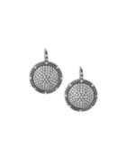 Times Square Round Drop Earrings