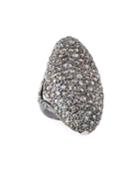 Champagne Diamond Marquise Pave Ring,