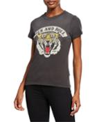 Rock Tiger Graphic Cotton T-shirt