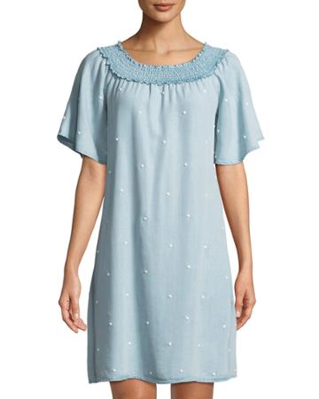 Pearlescent Chambray