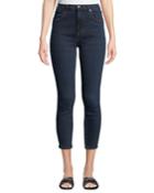 Alana Bleached High-rise Skinny Ankle Jeans