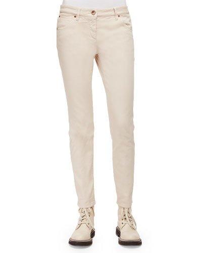 Five-pocket Skinny Jeans, Vanilla