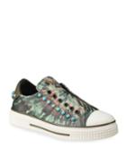 Tie Dye Laceless Low-top