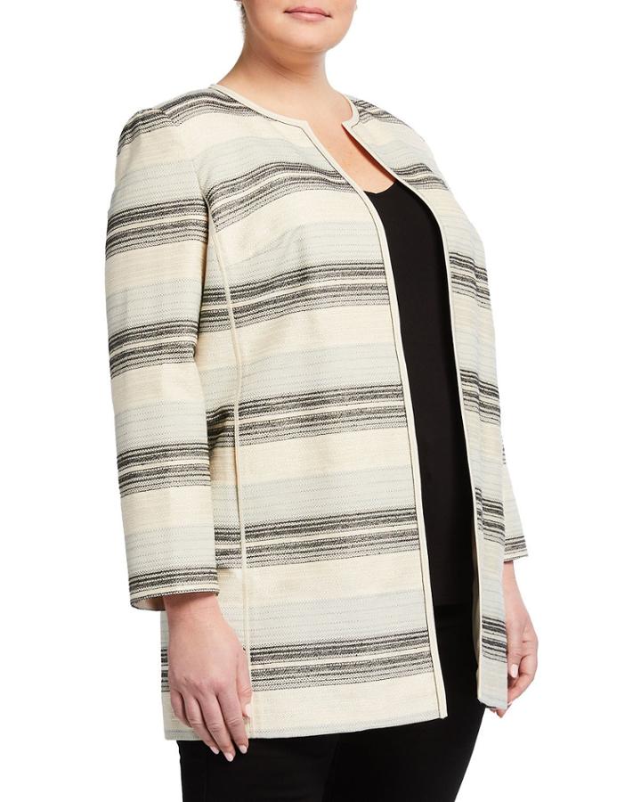 Plus Size Pria Stripe