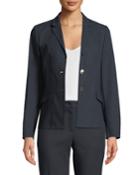 3-button Unlined Jacket With