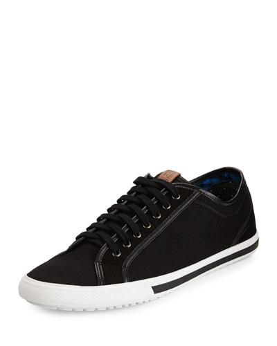 Connall Lo Canvas Sneaker, Jet Black